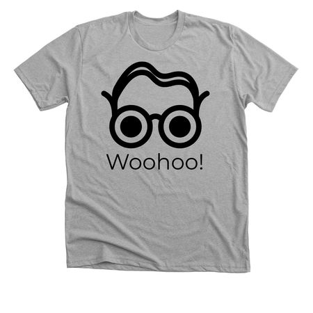 Woohoo!, a Athletic Heather Premium Unisex Tee