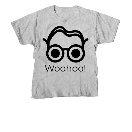 Woohoo!, a Sport Grey Youth Unisex Tee