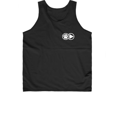 Paws Play Merch, a Black Classic Unisex Tank Top
