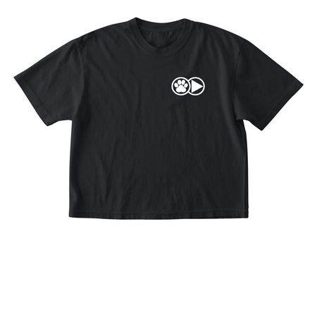 Paws Play Merch, a Black Comfort Colors Boxy Tee
