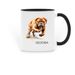 DDB Coffee Mug, a Black Two-Tone Ceramic Mug