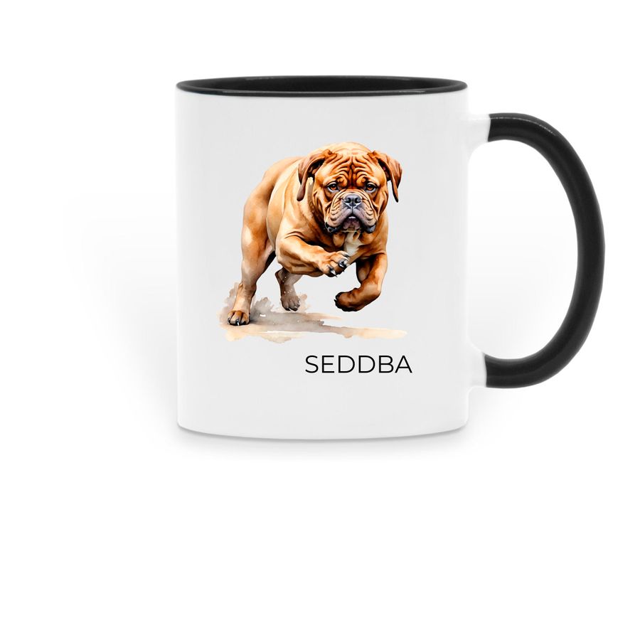 DDB Coffee Mug, a Black Two-Tone Ceramic Mug