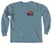 Dat Gurl, a Ice Blue Comfort Colors Long Sleeve Tee