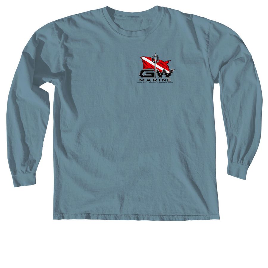 Dat Gurl, a Ice Blue Comfort Colors Long Sleeve Tee