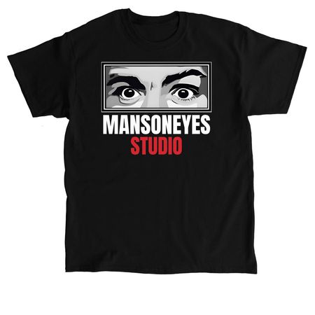 MANSONEYES Studio Classic Logo, a Black Classic Unisex Tee