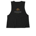 Dolly Quote of the day!, a Deep Black Allmade Eco Triblend Women?s Muscle Tank (back-view)