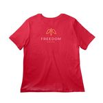 Dolly Quote of the day!, a Red Women?s Relaxed Cotton Tee (back-view)