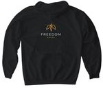 Dolly Quote of the day!, a Black Gildan Softstyle Pullover Hoodie (back-view)