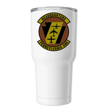 PAANG HQ Spice Brown Morale (Tumbler), a White Insulated Tumbler