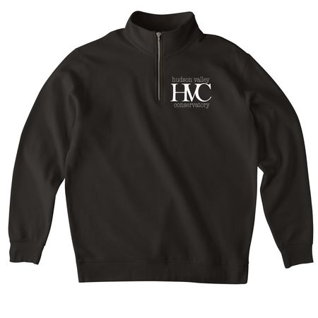 HVC Spring 2026, a Black Midweight Quarter Zip Pullover