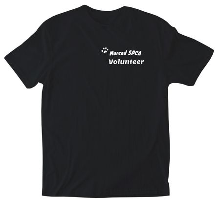 Merced SPCA Volunteer Collection, a Black Softstyle Cotton Tee
