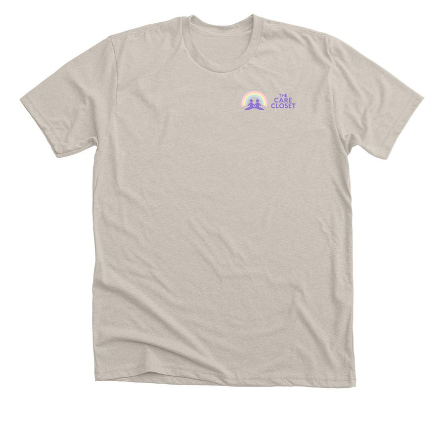 Care Closet Shirts, a Heather Dust Premium Unisex Tee