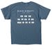 Blair's Terminal Velocity&nbsp;&nbsp;, a Indigo Blue Classic Unisex Tee (back-view)