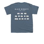 Blair's Terminal Velocity&nbsp;&nbsp;, a Indigo Youth Unisex Tee (back-view)