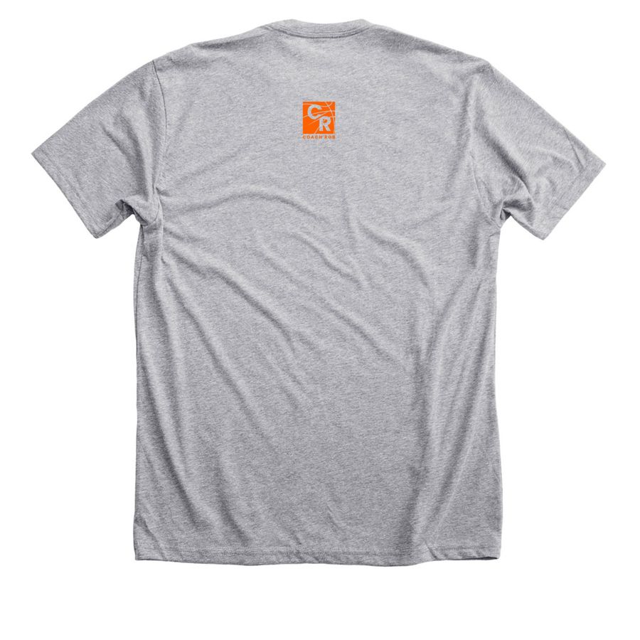 Just Jump Stop, a Athletic Heather Premium Unisex Tee (back-view)