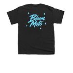 Bloom Moto Logo Tee, a Black Youth Unisex Tee (back-view)