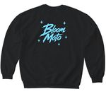 Bloom Moto Logo Tee, a Black Softstyle Crewneck Sweatshirt (back-view)