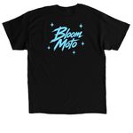 Bloom Moto Logo Tee, a Black Classic Unisex Tee (back-view)