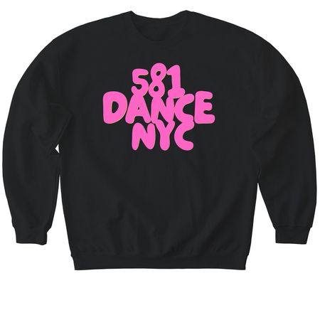 Big Logo, a Black Softstyle Crewneck Sweatshirt