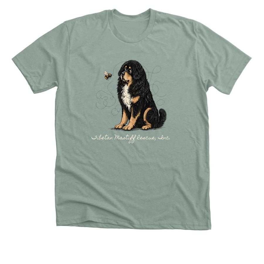 Summer is Buzzin', a Heather Sage Premium Unisex Tee