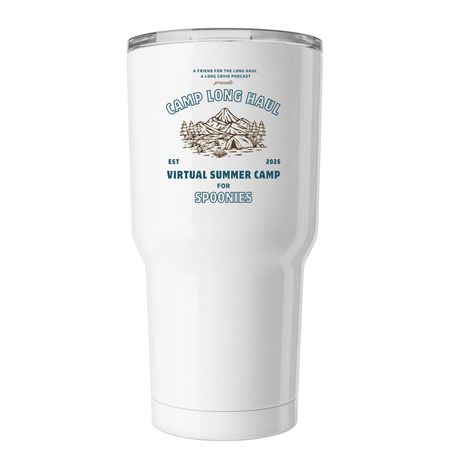 Camp Long Haul Tumbler, a White Insulated Tumbler