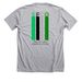 Striped SFCO&nbsp;, a Athletic Heather Premium Unisex Tee (back-view)