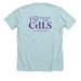 I Love Someone, a Heather Ice Blue Premium Unisex Tee (back-view)