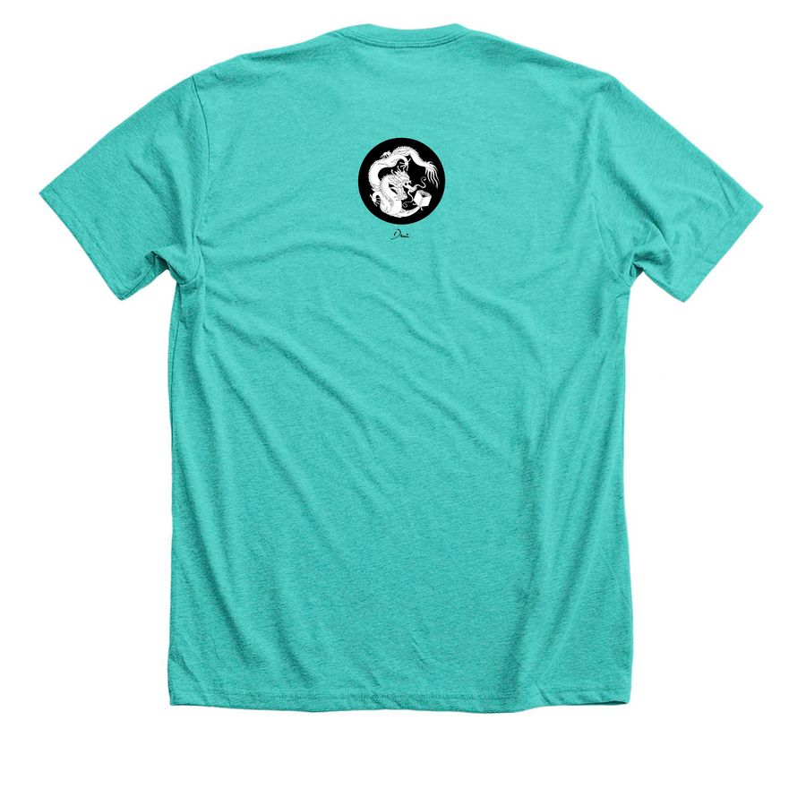 2024 Spring Spirit Sale, a Heather Sea Green Premium Unisex Tee (back-view)