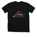 VA4P Color Logo Tees and Hoodies, a Solid Black Blend Premium Unisex Tee