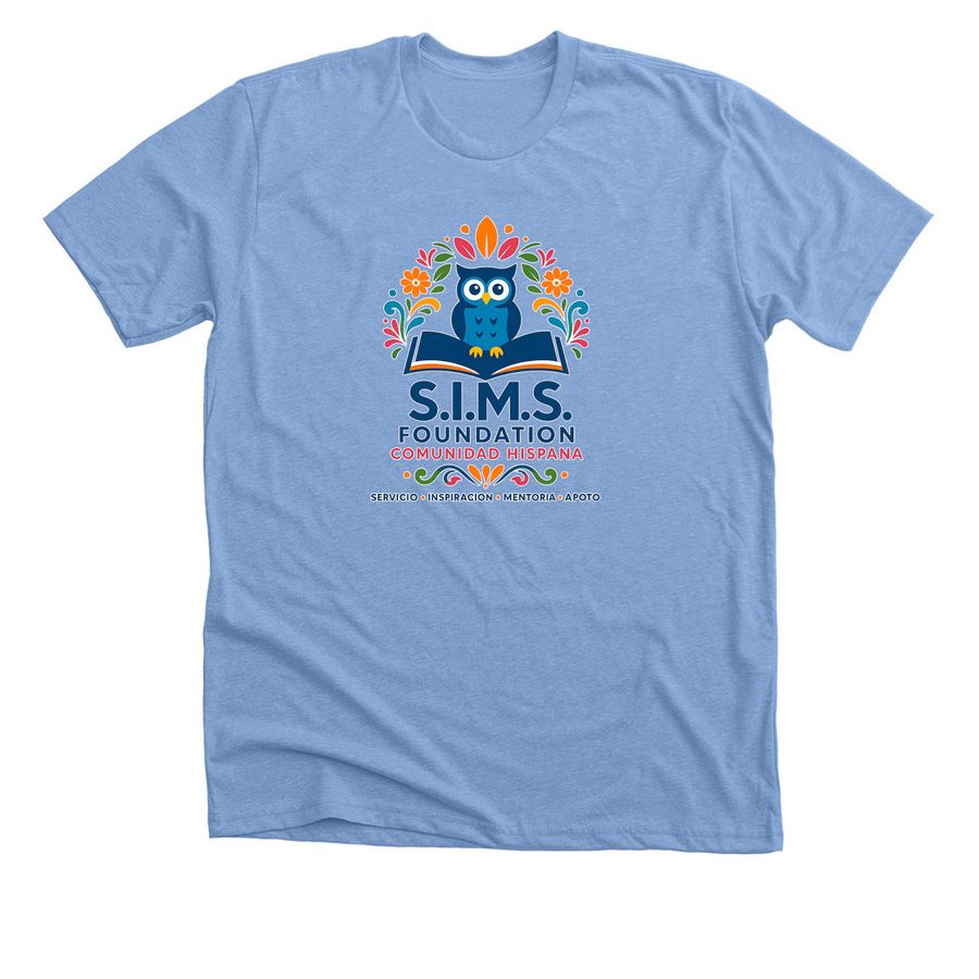 Futuro y Esperanza Collection, a Heather Carolina Blue Premium Unisex Tee