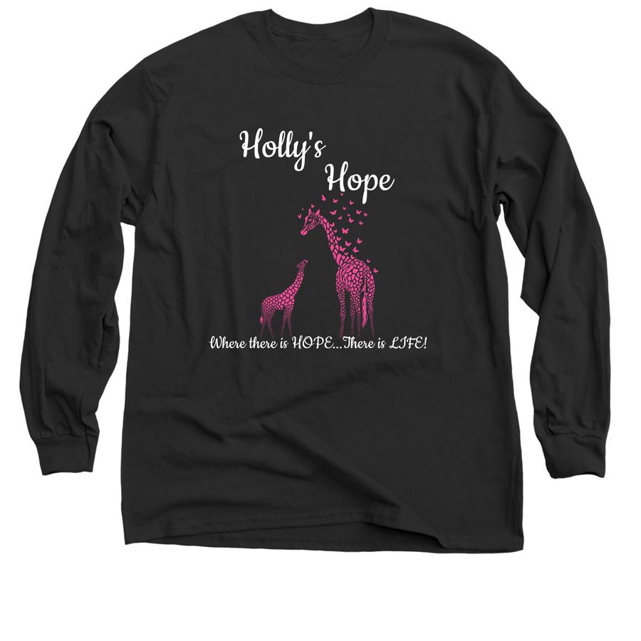Holly's Hope Merchandise&nbsp;, a Black Classic Long Sleeve Tee