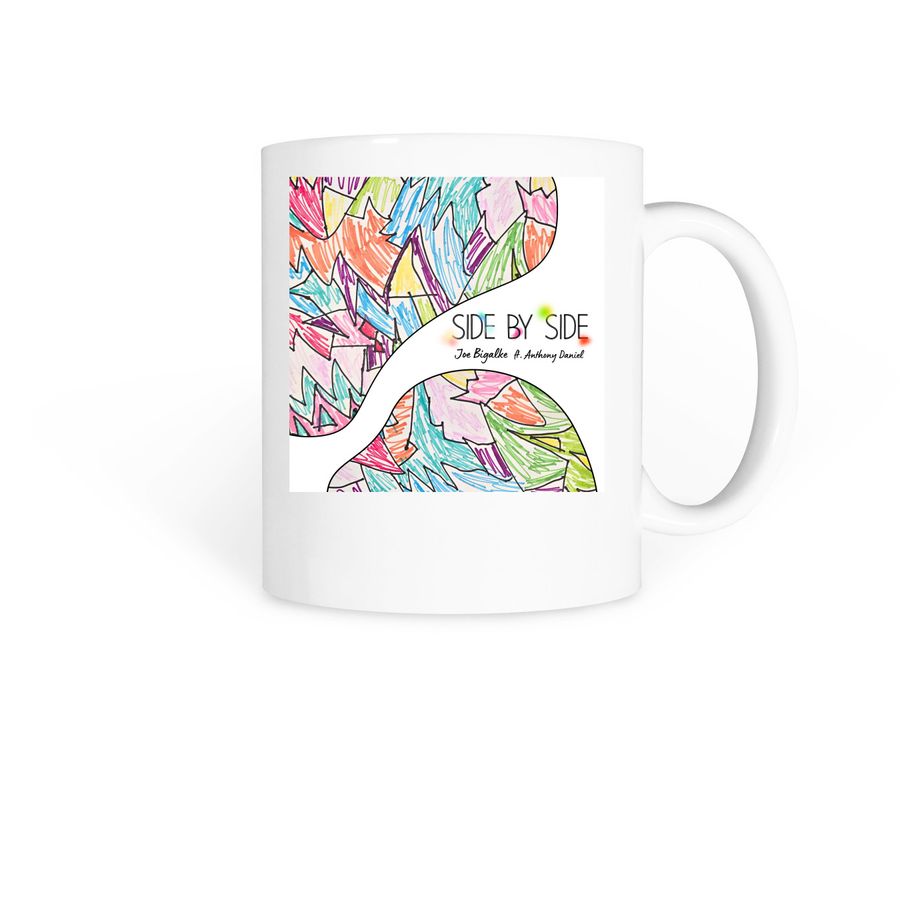 Side By Side, a White Coffee Mug