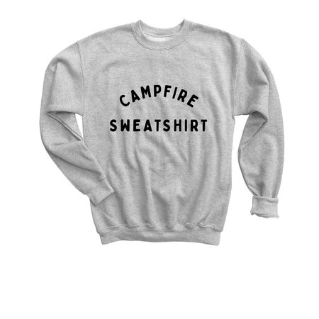 Campfire Sweatshirt, a Sport Grey Youth Crewneck Sweatshirt
