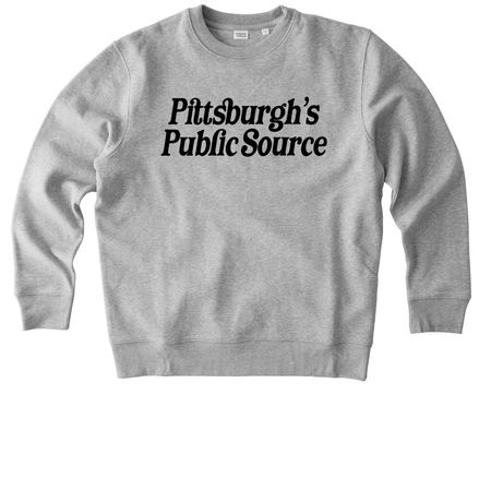 Public Source crewneck, a Heather Grey Stanley/Stella Unisex Changer 2.0 Crewneck Sweatshirt