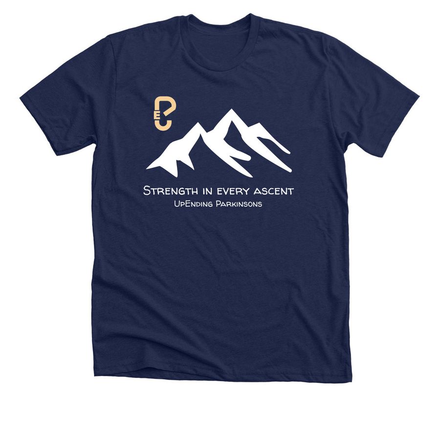 UpEnding Parkinsons, a Solid Navy Blend Premium Unisex Tee