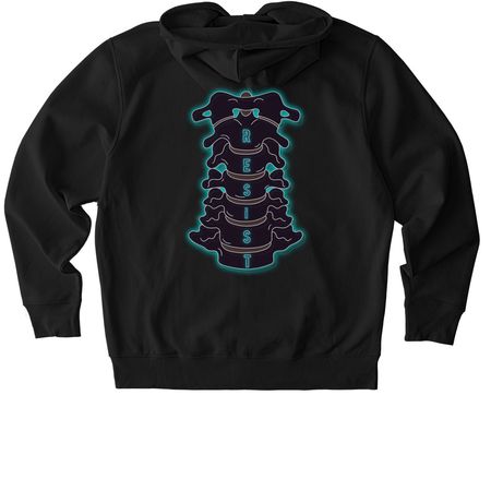 Flagship Design-Direct Action Edition, a Black Stanley/Stella Unisex Cultivator 2.0 Zip Up Pullover Hoodie