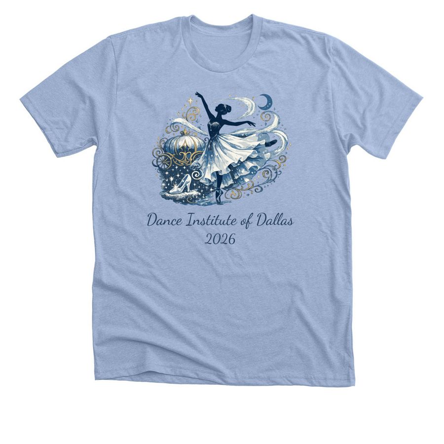 Spring Performance 2026, a Heather Baby Blue Premium Unisex Tee