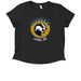 Badgers Scoop Neck Tee, a Deep Black Allmade Eco Triblend Women?s Scoop Neck Tee