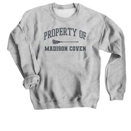 Property of Madison Coven Collection, a Sport Grey Crewneck Sweatshirt