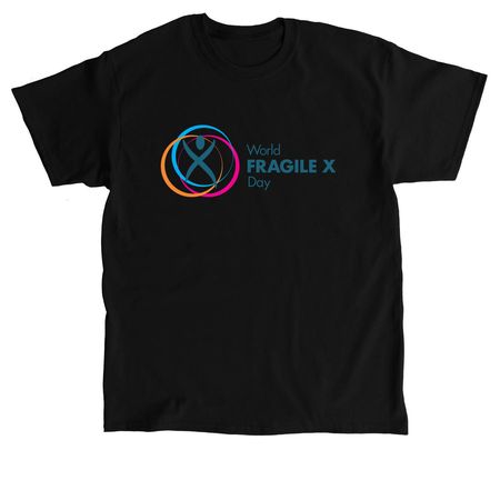 *2026 World Fragile X Day Color, a Black Classic Unisex Tee