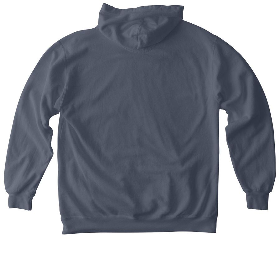 PSIA-AASI Eastern Region 2026 Shirts - front, a Denim Comfort Colors Pullover Hoodie (back-view)