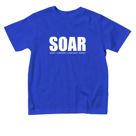 Toddler SOAR, a Royal Blue Toddler Tee