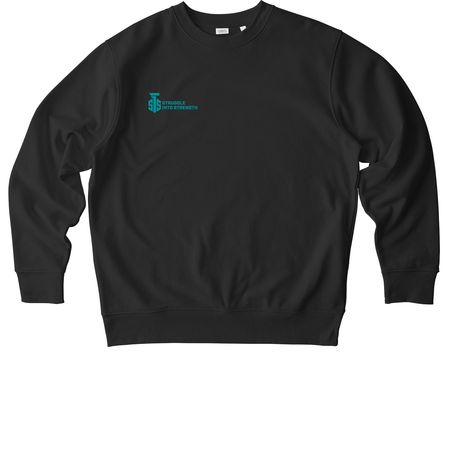 Struggle Into Strength Tees, a Black Stanley/Stella Unisex Changer 2.0 Crewneck Sweatshirt
