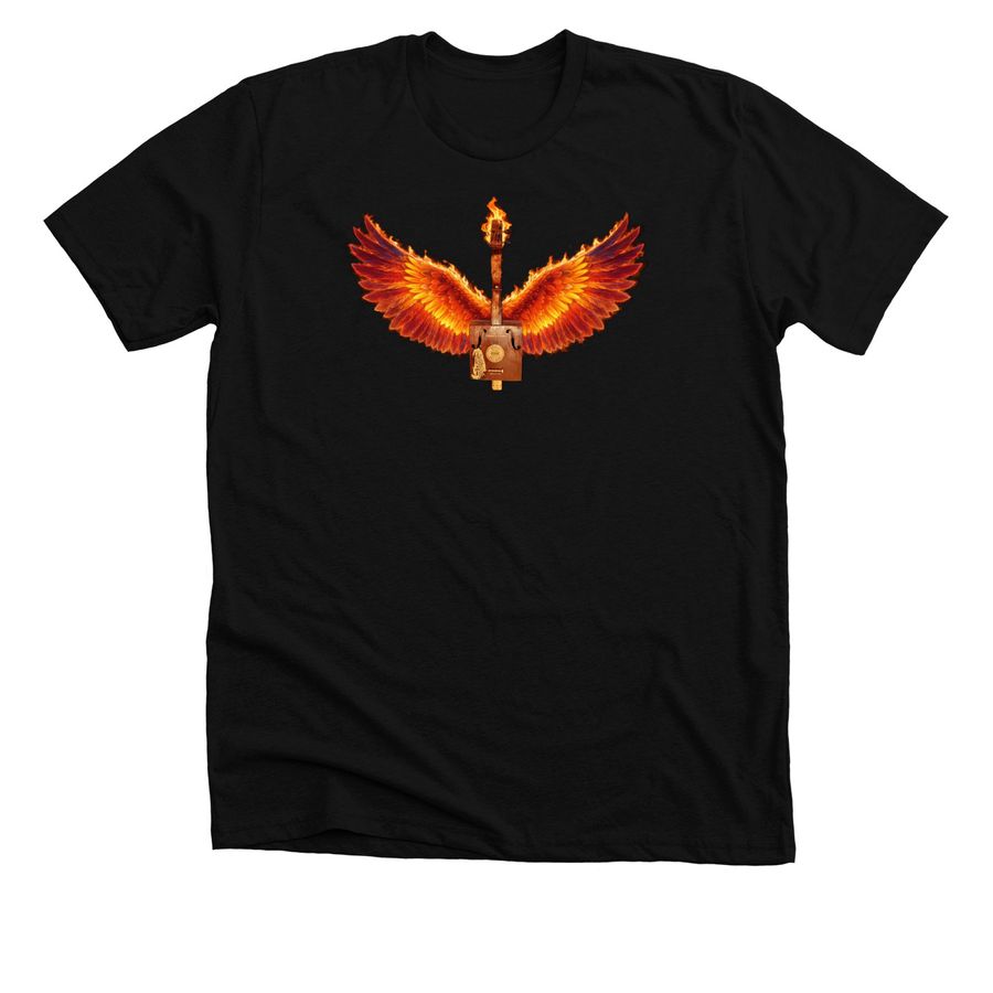 Shorty's Phoenix, a Solid Black Blend Premium Unisex Tee