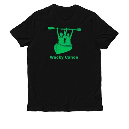Wacky Canoe, a Deep Black Allmade Organic Cotton Unisex Tee