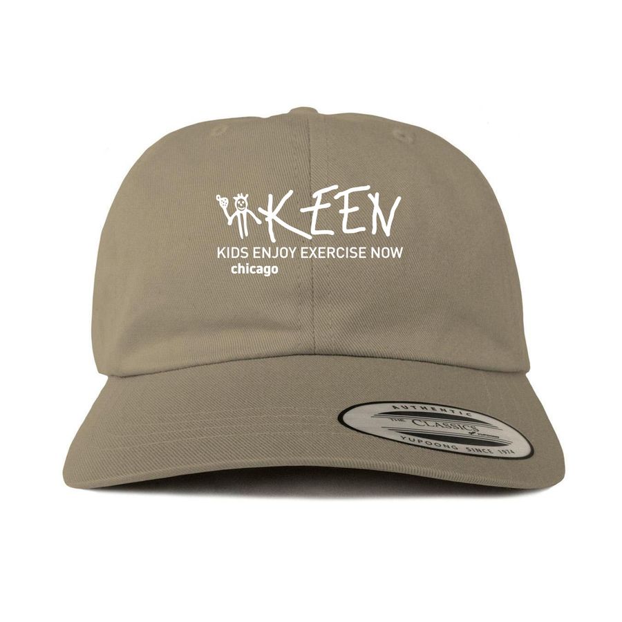 KEEN Chicago Baseball Cap, a Khaki Printed Classic Baseball Cap