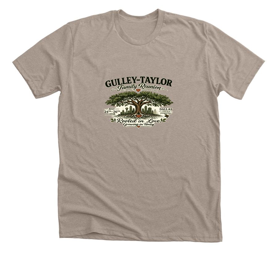 Gulley-Taylor Family Reunion, a Heather Stone Premium Unisex Tee