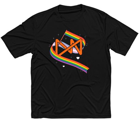 Vertafore Pride 2025 - Active Apparel, a Black Classic Performance Tee