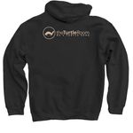Hermann's Sermon, a Black Pullover Hoodie (back-view)
