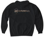 Hermann's Sermon, a Black Gildan Softstyle Pullover Hoodie (back-view)